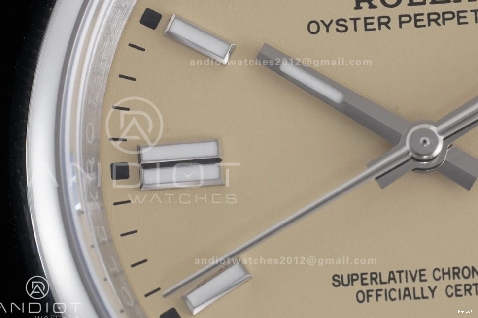 Edition Oyster Perpetual 126000 Dial VR3230 Best 904L KRF 1:1 Steel 36mm Beige 0519